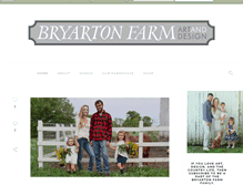 Tablet Screenshot of bryartonfarm.com